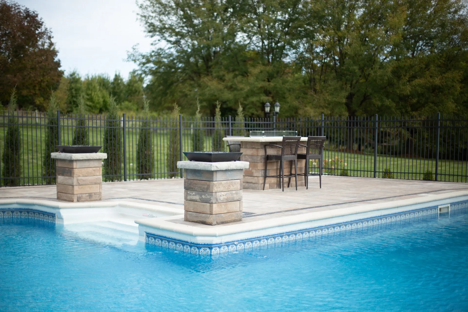 pool and patio